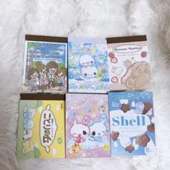 平成レトロ ミニメモ帳 あわわちゃん キャンディツインズ ラブ友 6冊