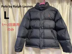 ポロラルフローレン　ダウンジャケット　ネイビー　メンズ　L