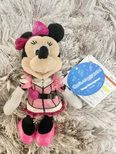 ディズニー クラブマウスビート ミニー ぬいぐるみバッジ