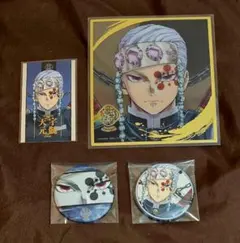 鬼滅の刃　柱展　宇髄天元 フォトカード クリア色紙 缶バッジ