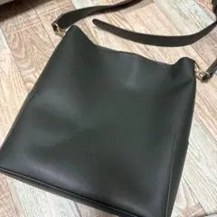 RANDIBOO グリーンレザーショルダーバッグ