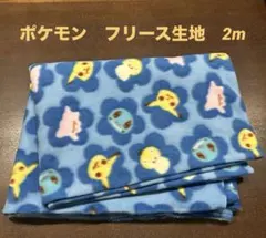 ポケモン　フリース　生地　平成レトロ　レア　2m