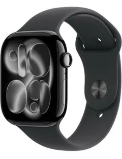 【新品未使用】Apple Watch 11 ,ジェットブラックアルミニウム