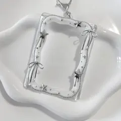 No.197 デコフレーム☆トレカケースキーホルダー