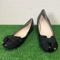 DIANA エナメル　フラット　シューズ　日本製 大きいサイズ