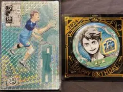 ハイキュー 及川徹 バースデー缶バッジ ジオラマフィギュア