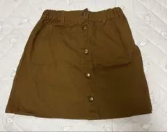 E hyphen world gallery フレアスカート キャメル