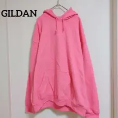 GILDAN ギルダン パーカー プルオーバー 長袖 裏起毛 L ピンクのサムネイル