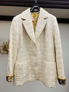 花柄 キルティングジャケット