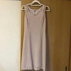 NATURAL BEAUTY BASIC ノースリーブワンピース ピンクLサイズのサムネイル