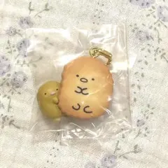 すみっコぐらし　ビスケットつきチャーム　とんかつ