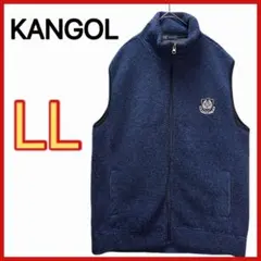 【KANGOL】ボアベスト ジップアップ 防寒 アウトドア スポーツ カジュアル