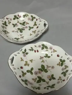 WEDGWOOD Wild Strawberry プレート 2枚セットのサムネイル