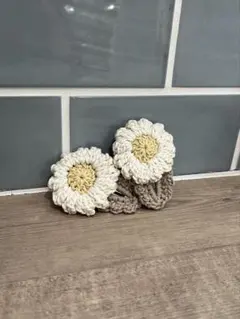 お花のパッチンピン