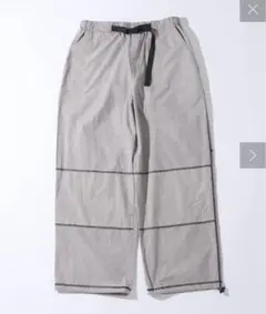 【新品未使用】 グレー ストレートカットパンツ 調整可能