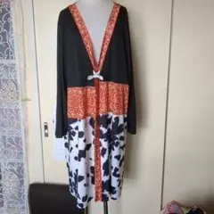 大きいサイズレディース　ロングカーディガン