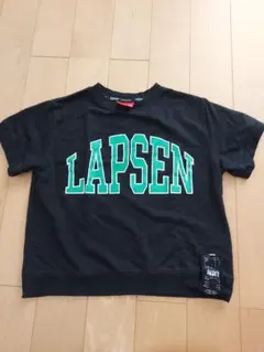 LAPSEN キッズ 半袖Tシャツ ブラック 130