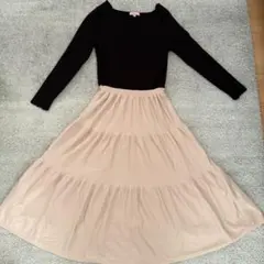 TOCCAニットフレアワンピース