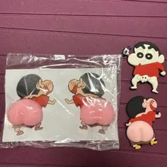 クレヨンしんちゃん お尻ぷにぷにシール２枚＆ステッカー２枚セット