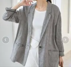 Spick&Span リネンエアリージャケット 36