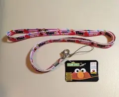 【セサミストリート】 エルモ ネックストラップ ユニバ 新品