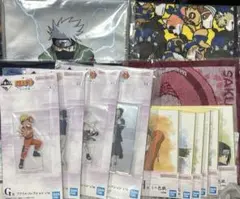 NARUTO　ナルト　一番くじ　タオル　アクリルスタンド　色紙　まとめ売り