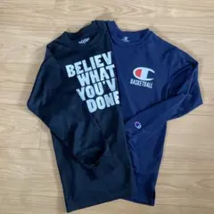 バスケットボール長袖Ｔシャツ2枚セット