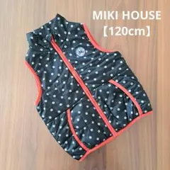 ミキハウス　MIKI HOUSE ドット柄ベスト【120cm】