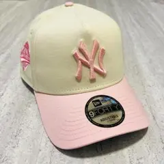 海外限定 NY ヤンキース ニューエラ　　A-frame ピンク
