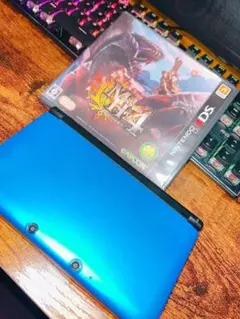 ニンテンドー3DS LL 本体＋モンスターハンター4 セット 動作品