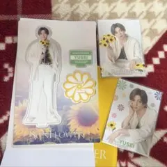八木勇征 SUNFLOWER アクリルスタンド、フォトカードセット - メルカリ