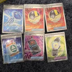 メガドリームex ハイパーボールsrとロケット団のレシーバーsrなど6枚セット