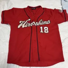 元広島東洋カープ 前田健太選手のレプリカユニフォーム 背番号18 Mサイズ