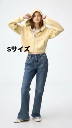 スリムフレアジーンズ gu