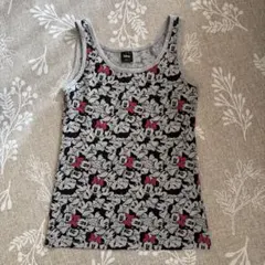 Disney ミッキーマウス タンクトップ　グレー