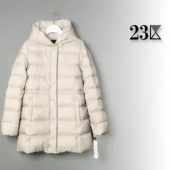 521k新品 今季23区シレータフタ ミドル丈 ダウンコート ショートコート32