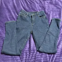 スキニーデニム サイズ26 ダークブルー