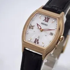 257 稼働 SEIKO レディース 時計 lk ルキア 電波ソーラー トノー