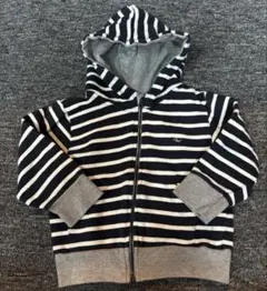 PETIT BATEAU プチバトー ストライプ パーカー 95cm