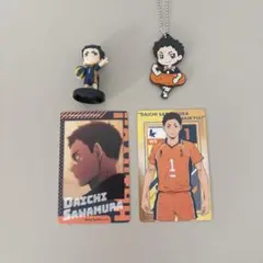 ハイキュー!! 澤村大地 グッズ まとめ売り フィギュア カード にとたん 烏野