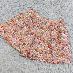 BEAUTY&YOUTH 花柄 ショートパンツ キュロット ピンク M リバティ