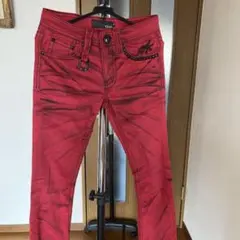 Xfrm レッドデニムパンツ 28インチ