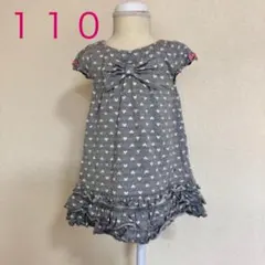 ミキハウス リーナちゃん リボン&フリル ワンピース 110 再値下げ