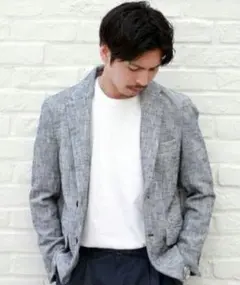 【早い者勝ち❗️】EDIFICE 春夏向け ツイードジャケット 定価約1.7万