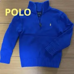 POLO RALPHLAUREN ジップアップセーター　120㎝