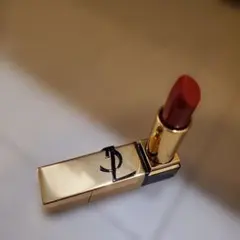 本日まで☆美品☆YSL レッドリップスティック ゴールドパッケージ