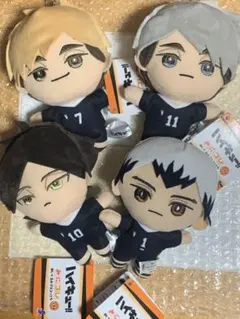 ハイキュー みにコレぬいぐるみマスコット5 稲荷崎高校 全4種セット