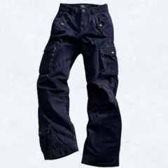 POLO RALPH LAUREN カーゴパンツ y2k ネイビー 170