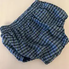 ファミリア　チェック柄ウエストゴムパンツ 001 ブルマ