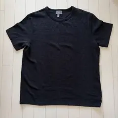 新品★H&M エイチアンドエム★ブラック テクスチャー Tシャツ